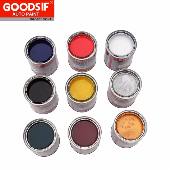 Toner de mistura de esmalte automotivo 1K 2K Pure Color Basecoat Car Care China Acrílico Clear Coat Auto Paint